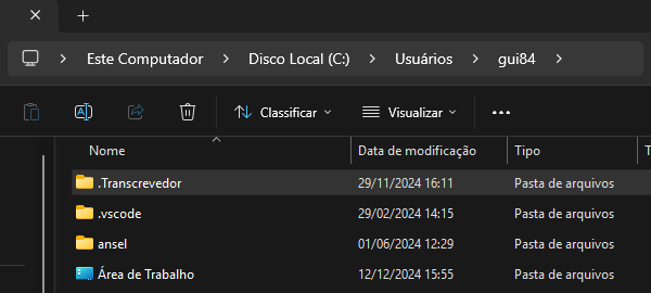 Erro na criação de pasta