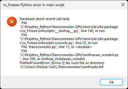 Erro na criação de pasta
