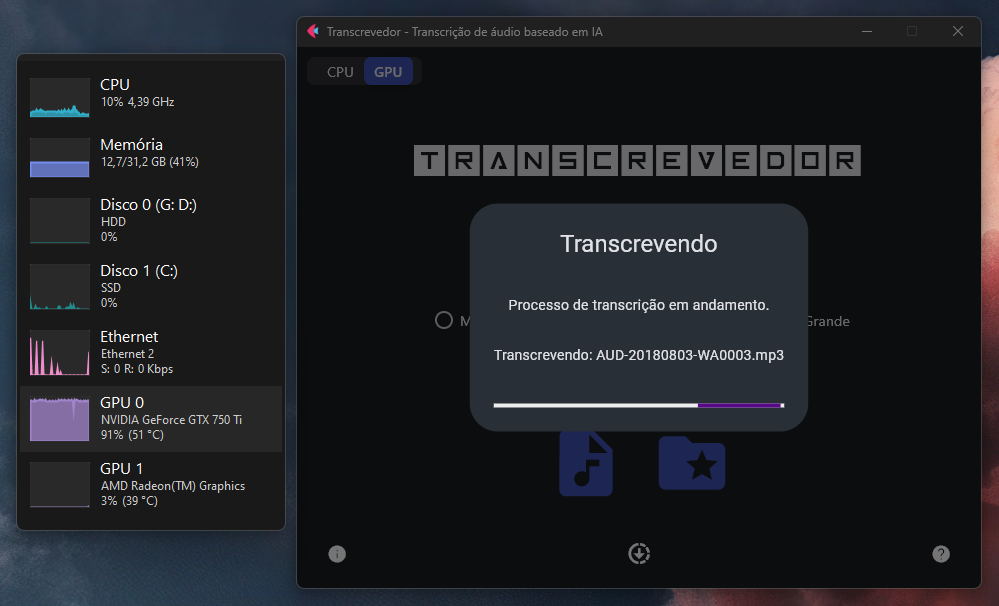 Compatibilidade com GPU